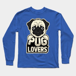 Pug Dog Lovers Long Sleeve T-Shirt